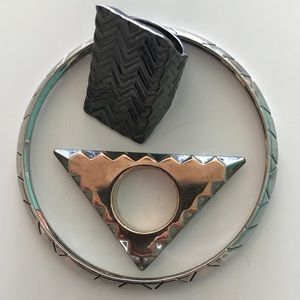 House of Harlow 1960 Set-2 rings and a bangle